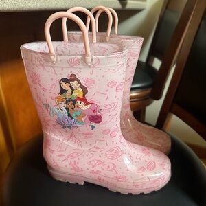 Girls size 13/1 Disney Princess Rain Boots
